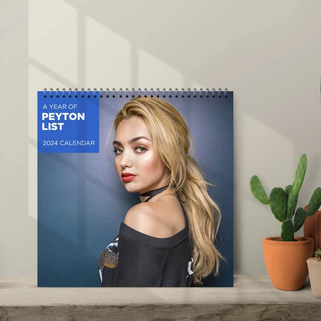 PEYTON LIST CALENDAR 2024, Peyton List 2024 Celebrity Wall Calendar £23