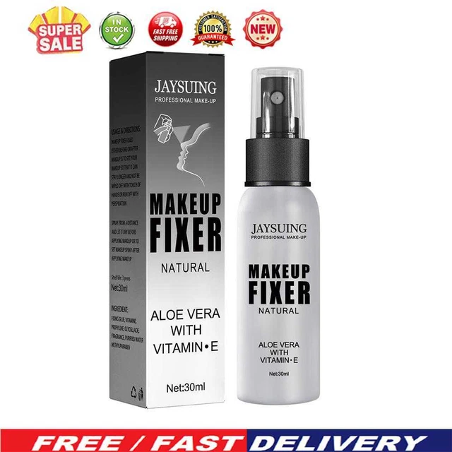 Spray de ajuste de maquillaje hidratante impermeable aerosol base duradera (A)