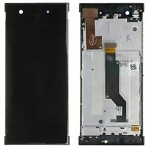 Ecran LCD + Vitre tactile sur châssis pour SONY XPERIA XA1 G3121 G3116 Noir + Ou