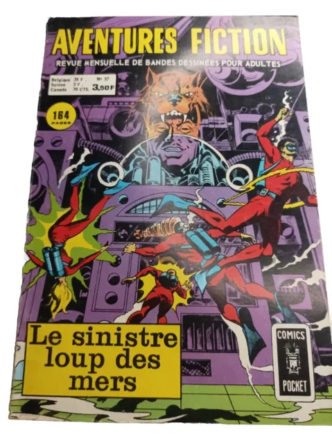 Aventures Fiction 1974 Comics Pocket Artima N 37 Le Sinistre Loup Des Mers