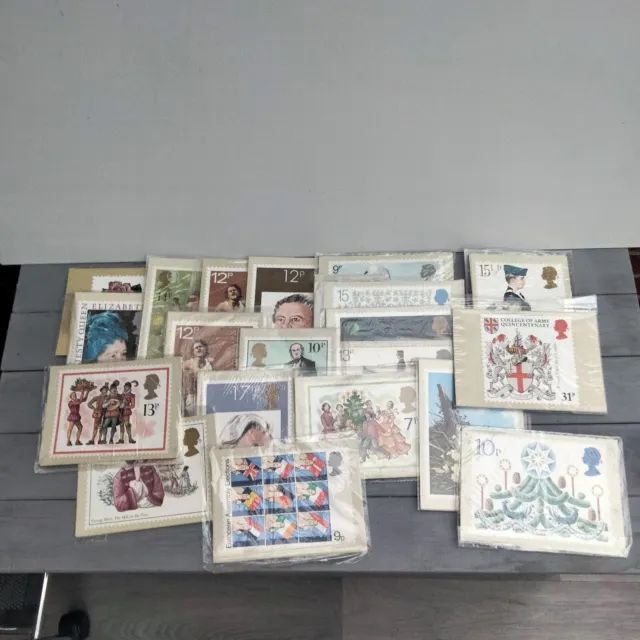 Royal Mail ~ PHQ 1980's - A Collection Of  TWENTY Sets Of PHQ Cards - all unused