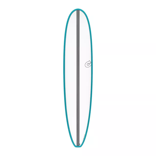 Planche de Surf torq epoxy tet Cs 9.0 longboard carbon Teal