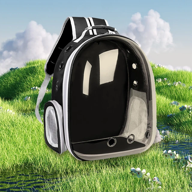 Borsa portagatti Oxford con manico zaino animale portatile appeso forniture per animali