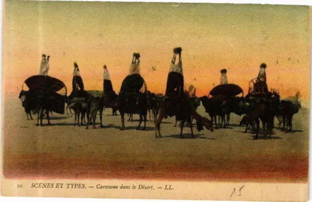 CPA AK Algérie-Scenes et Types-Caravane dans le Désert (236863)