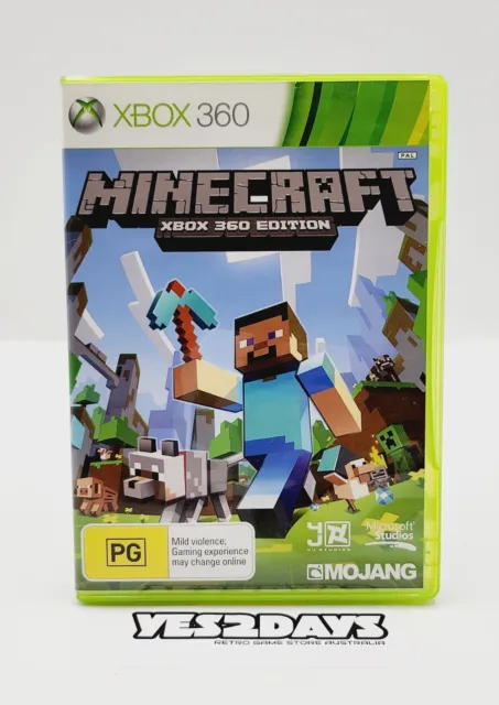 Minecraft Xbox 360 Game Edition [Mine Craft] Mint Disc & Fast Postage w Tracking