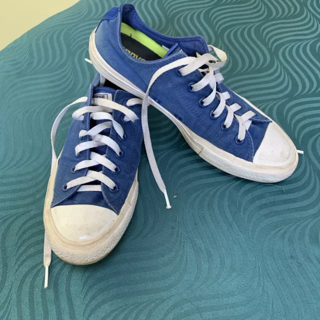 CONVERSE CHUCK TAYLOR II All Star Low Top with Lunarlon Blue Size UK 8 14.99 PicClick UK