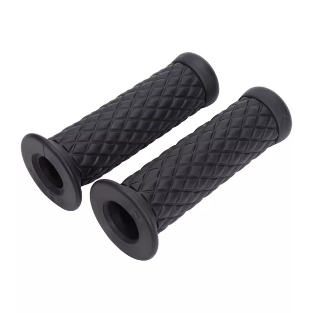 Motorrad Lenkergriffe 22mm 7/8" Lenker Handgriffe für Motorrad Dirt Bike Schwarz