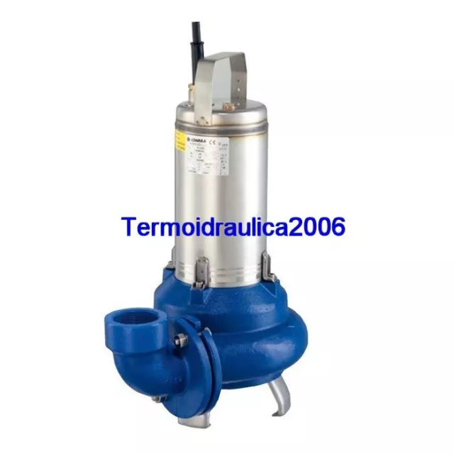Lowara DL Pompes submersibles pour eaux usées DLM109/A 1,1KW 1,5HP 1x230V