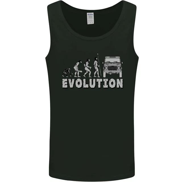 4X4 Evolution Off Road Roading Funny Mens Vest Tank Top