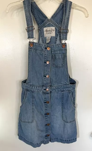 American Rag  Cie Shortalls Overalls Blue Denim Dress Juniors Size 3