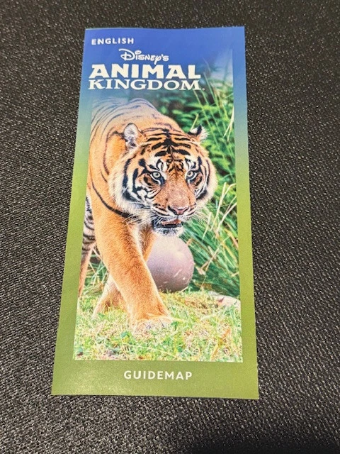 DISNEY WORLD ANIMAL Kingdom Park Guidemap Map Brochure 1/2025 $2.35 ...