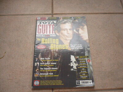 TOTAL GUITAR MAGAZINE-March 1999-25 Page Special On ROLLING STONES-NO CD-148 Pag