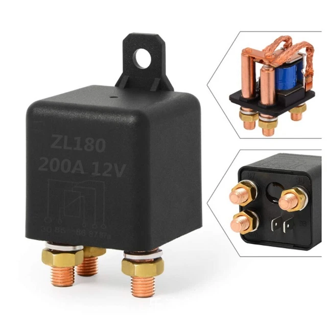 START RELAY INSULATION Resistance Long Life Expectancy Black 12/24/48