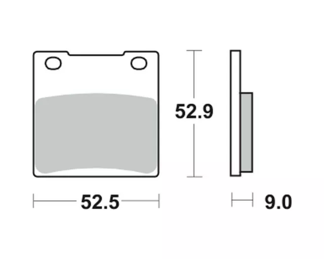 TRW plaquettes de frein MCB531SH pour KAWASAKI ZRX 1100 ZRT10C 96-00 (arrière)