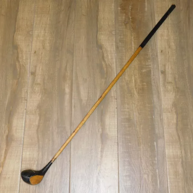 Vintage Antique Windsor Hickory Shaft Wood Brassie Old Golf Club RH Right Handed