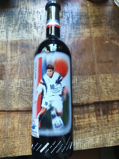 Bouteille Signée Coupe Du Monde 1998 des bleus France Foot