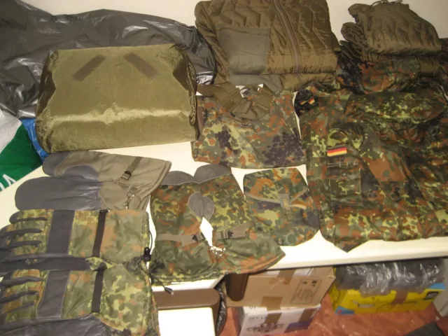 Konvolut (2)  Bw Bundeswehr Ausrüstung  Jacken  Hosen  Mützen  Flecktarn