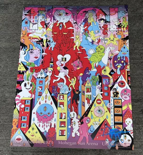 Tool Signed Poster Mohegan Sun Uncasville Ct N1   Dima Drjuchin Mint
