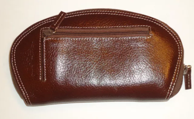 Ladies Cosmopolitan Ziparound Accordian Wallet, Brown