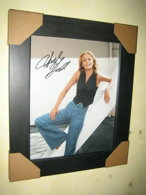 Cheryl Ladd -  Gorgeous Hand Signed Photograph {10x8} Framed + CoA