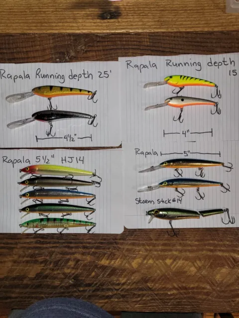 LOT OF 23 Fishing Lures And Spoons. Little Cleo, Daredevil, Rapala