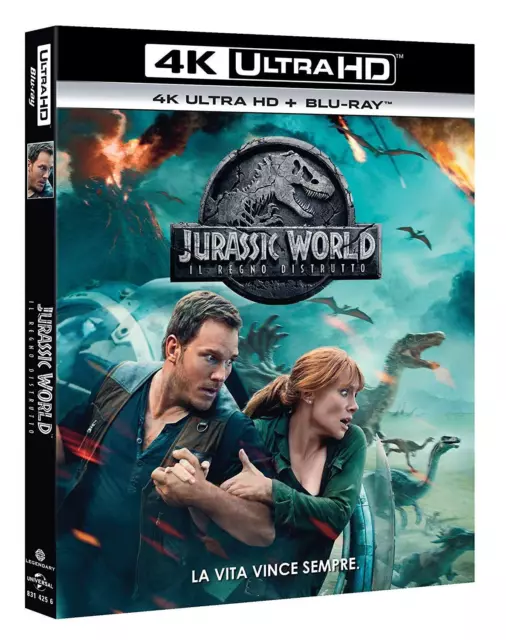 Jurassic World: Il Regno Distrutto 4K Ultra HD+Blu-Ray (4K UHD Blu-ray)