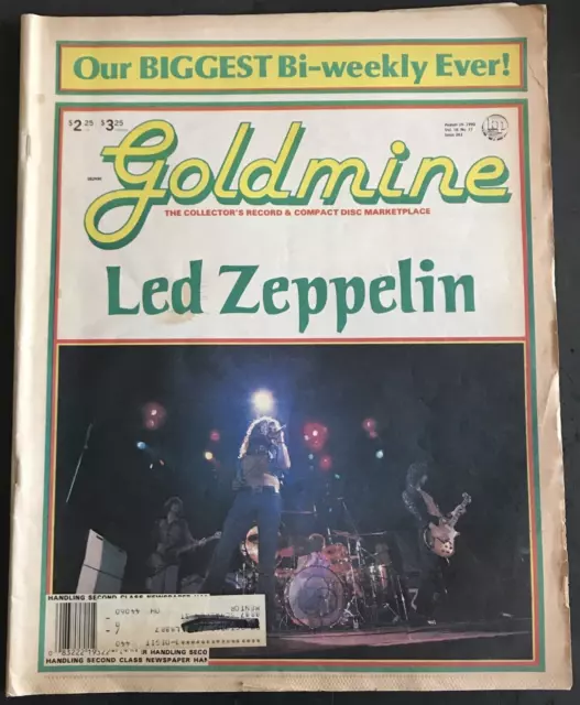 Goldmine Collectors Record&Cd Marketplace Magazine Aug 23 1990 Vol 16 #17/263