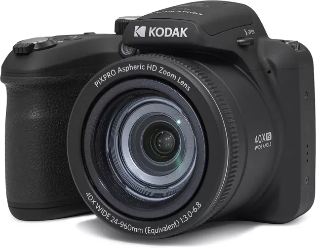 Kodak PIXPRO AZ405 40x Zoom 20MP Bridge Camera - Black - Brand New Never Opened
