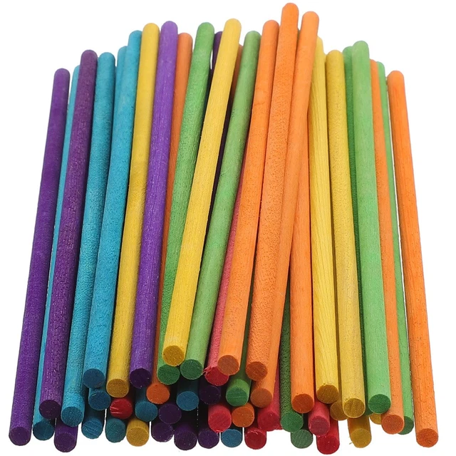 50 PCS WOOD Stick Craft for Kid Decorative Stickss Wooden Children $23. ...
