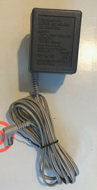 Panasonic Power Adapter  Class 2 model KX-A10 Supply 12V DC / 100mA 5.5mm