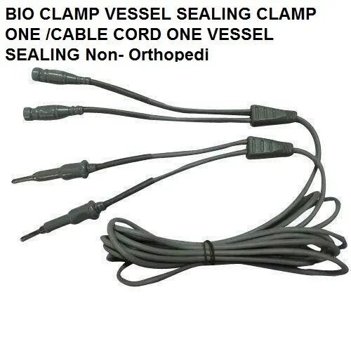 ELECTROSUR.GICAL CAUTERY Bio Clamp Vessel Sealing Clamp AUTOCAVABLE CABLE 01 No