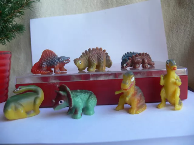 Saurier 1979/80 Deutsch Komplettsatz 7 Figuren incl. Iguanodon! top+rar in Box