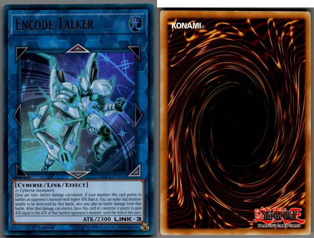 SDCL-EN041 Yugioh, Encode Talker, Holo Ultra Rare
