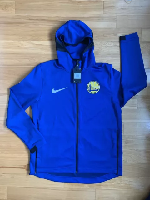 Nike THERMA FLEX SHOWTIME NBA Warrior Jacket Player Edition Blue 89984 -  KICKS CREW