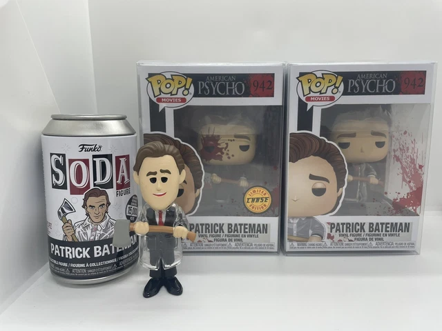 Funko Pop! Patrick Bateman Limited Edition Bloody Chase – 9,5 Cm Vinyl-Figur Aus American Psycho, Mit Schutzhülle