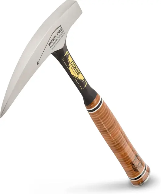 Special Edition Rock Pick - 22 Oz Geological Hammer with Pointed Tip & Genuine L