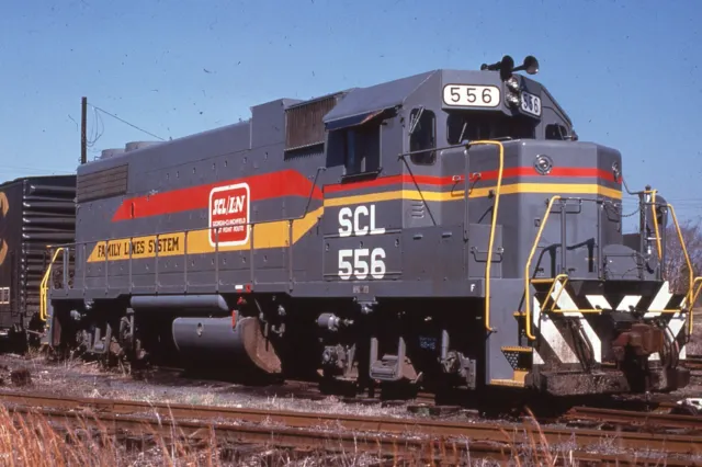 Duplicate  Train Slide Seaboard  GP-38  #556 03/1980 Apex North Carolina