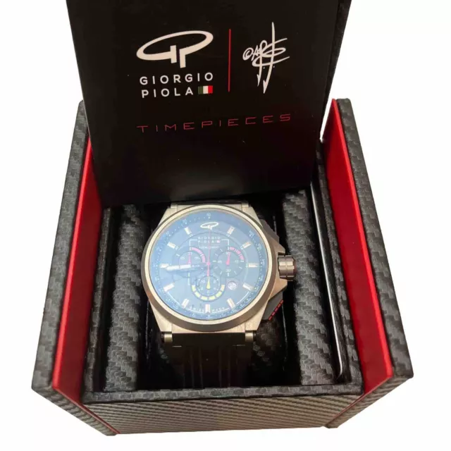 GIORGIO PIOLA STRAT-3 F1 ETA 7750 Chronograph Carbon watch W/ Box ...