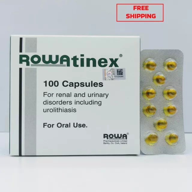 Rowatinex 100 Capsules for Renal Urinary Disorder - FREE ECONOMY SHIPPING