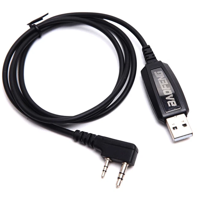 Cavo di programmazione USB UV-5R CB radio walkie talkie cavo di codifica porta K prog- -PP