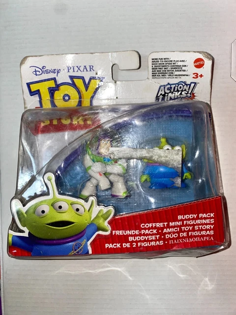 DISNEY PIXAR TOY Story Buddy Pack Buzz Lightyear And Alien Mattel