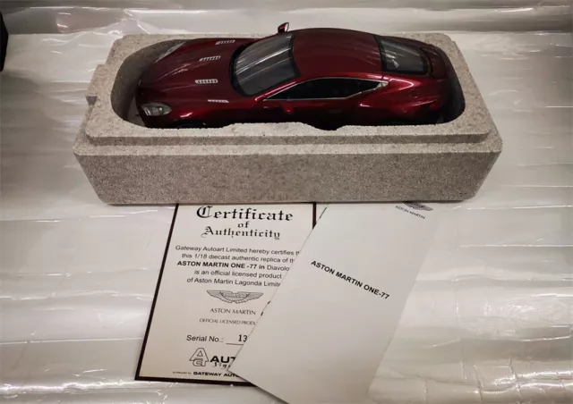 1/18 autoart 70245 Aston MARTIN ONE 77 diavolo Alloy car models Limited Edition