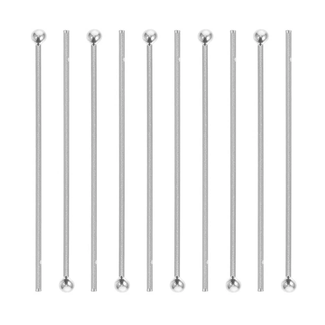 10 stücke manuelle armband ohrring pin halskette machen nadel schmuck zubehör