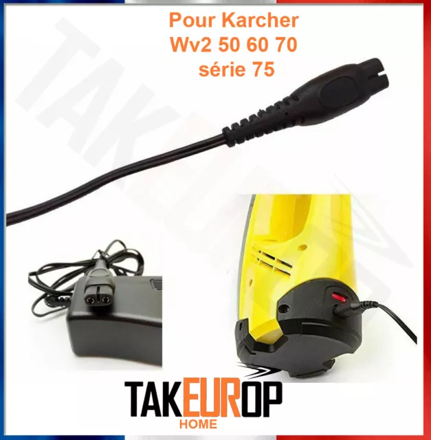 Supply for Kärcher 5.5V WV2 Generation WV 5 WV50 WV 70 Plus series battery EU UK