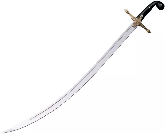 Cold Steel Shamshir Fixed Sword 30.5" 1055 Steel Blade Black - 88STS