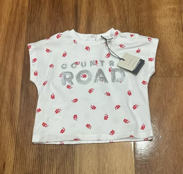 Country Road Tshirt - Size 0 BNWT