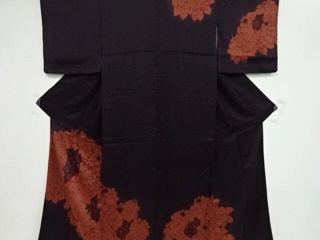 44719# Japanese Kimono / Antique Kimono / Floral Plants