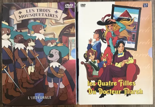 Rare trois mousquetaires & 4 filles Docteur March coffret dvd [PAL 2] EUROPE