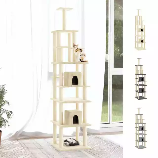 Rascador para Gatos con Postes Árbol Torre Mascota Centro Actividad Sisal vidaXL