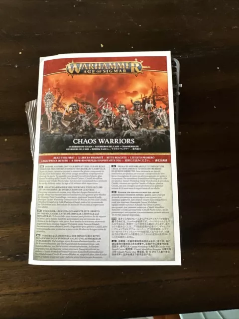 Games Workshop Warhammer Age of Sigmar Slaves to Darkness Chaos Warriors No Box